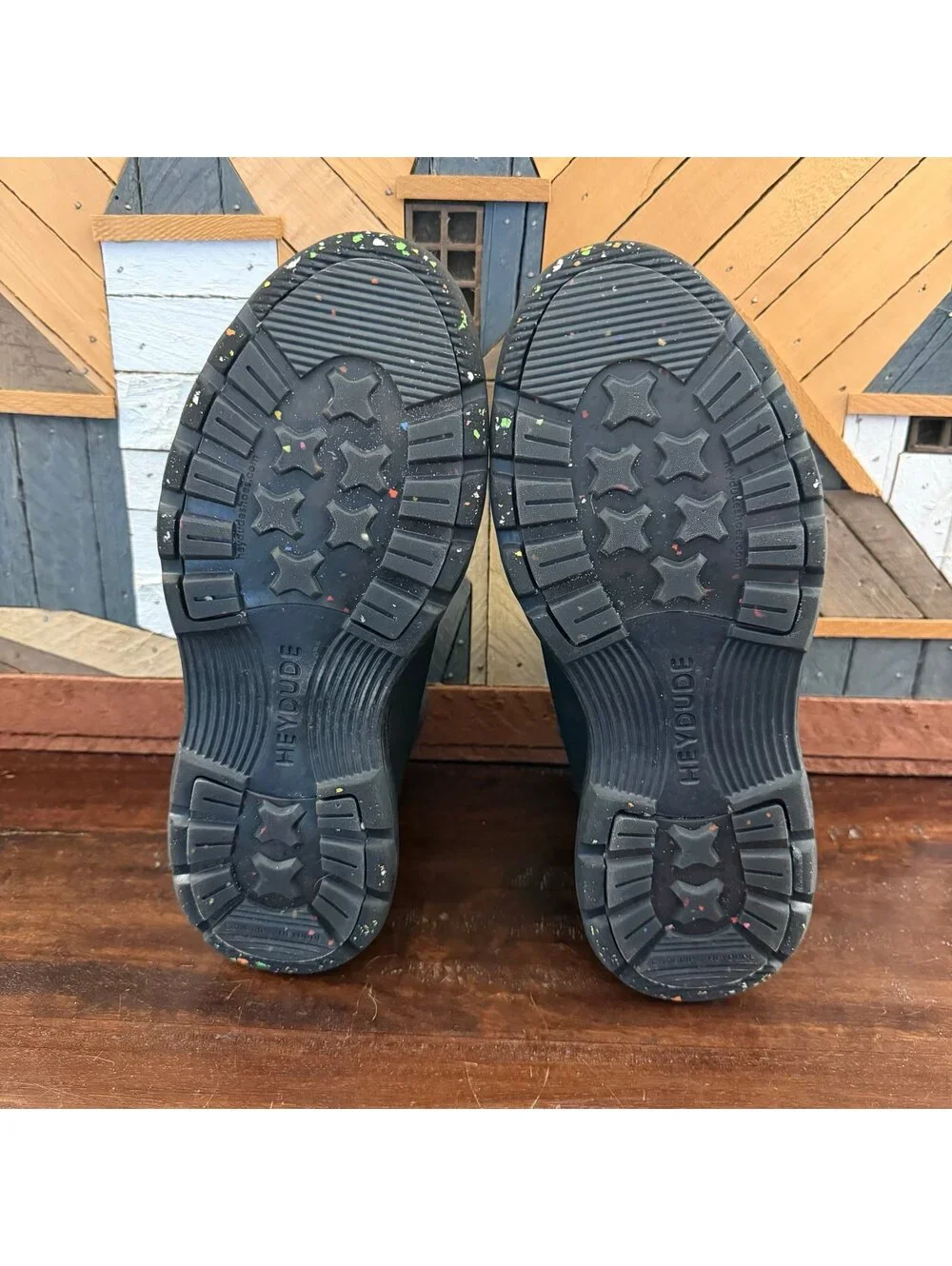 Hey Dude Duke Eco Shield Boots Black Men's Size 7